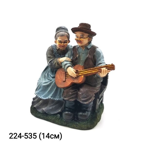 Стат.проф Дедуля с Бабулей гитара сер 419A