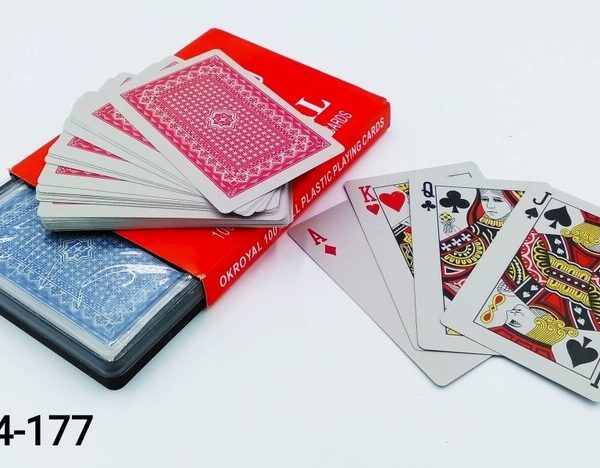Карты пластик OKROYAL 2кол 54л PK-011