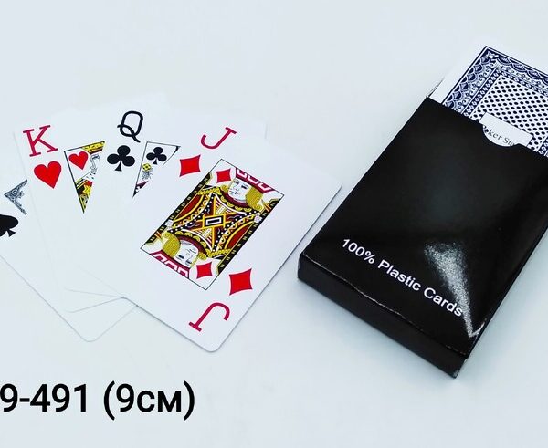 Карты игральные 54л Покер пластик PokerStar PK002