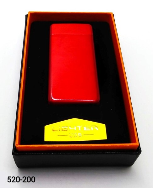 Зажигалка электронная в коробке USB Луч кноп HH941
